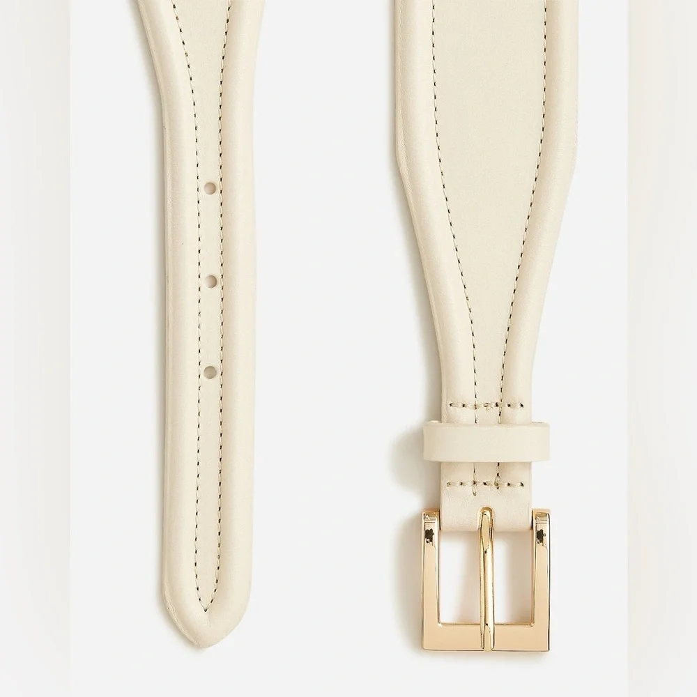 J.Crew Tapered belt in Italian leather Size XL BS179 - Picture 2 of 5